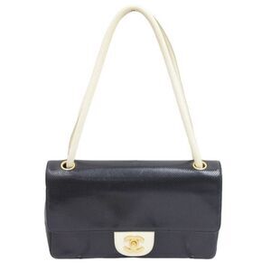 Chanel Cocomark Punching Shoulder Bag Bicolor